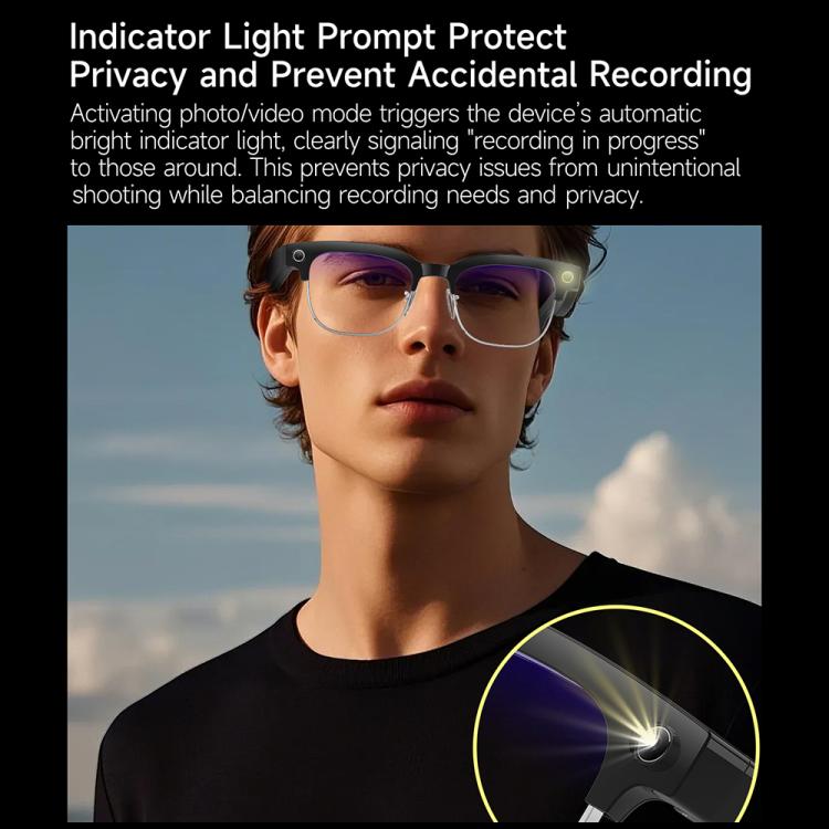 W630 800W WiFi4 AI Photo Recognition Smart Translation Bluetooth Call Glasses