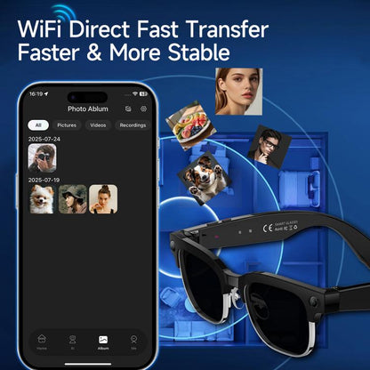 W630 800W WiFi4 AI Photo Recognition Smart Translation Bluetooth Call Glasses