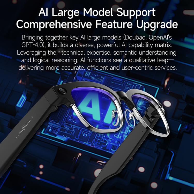W630 800W WiFi4 AI Photo Recognition Smart Translation Bluetooth Call Glasses