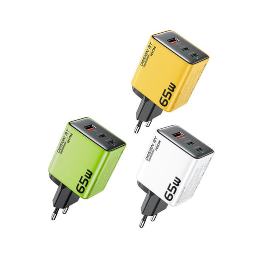 WK WP-U45 Keylour 65W Type-Cx2, USB GaN Charger