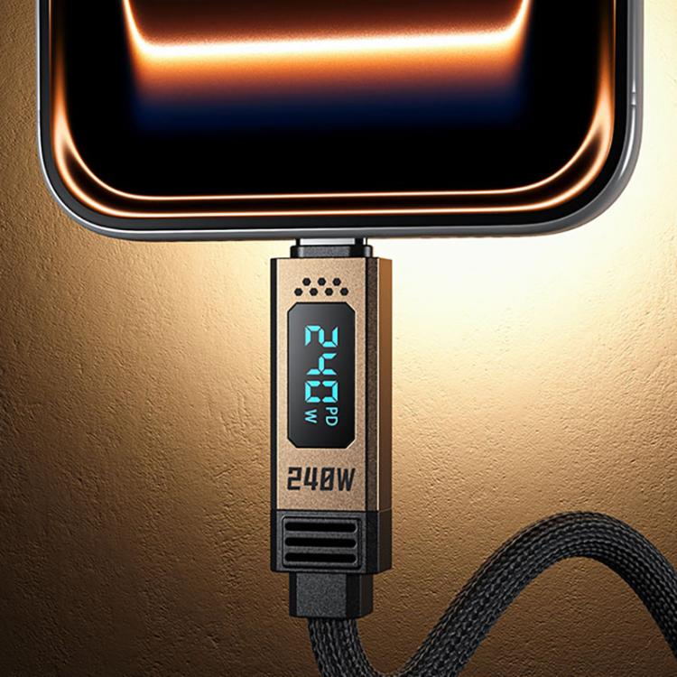 WK WDC-49 240W Type-C to Type-C Ladon 4 High-speed Data Cable, Length: 1.2m