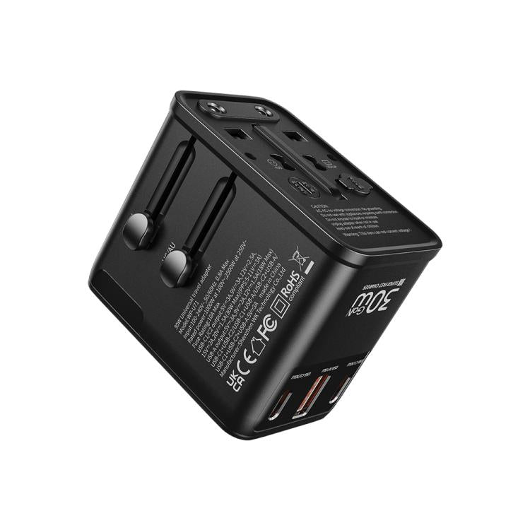 WK WP-U71 30W GaN Three-Port Universal Travel Charger