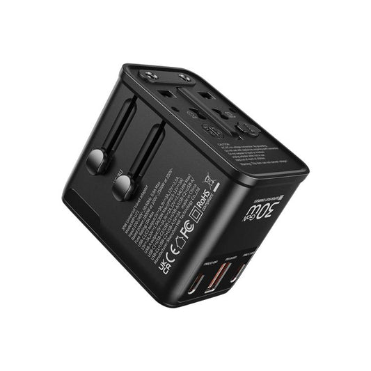 WK WP-U71 30W GaN Three-Port Universal Travel Charger