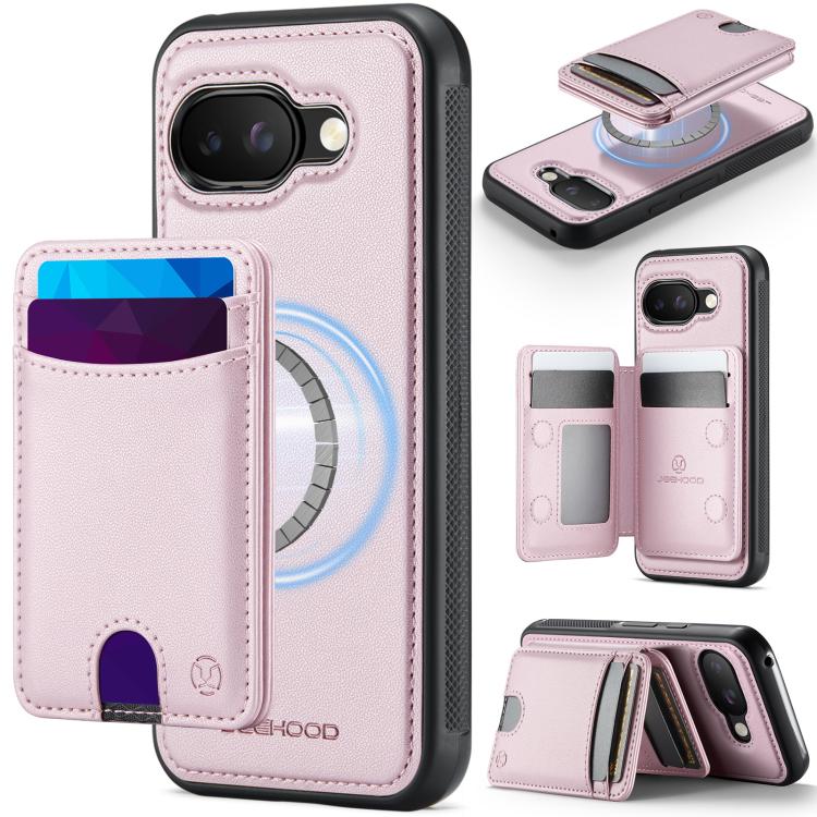 JEEHOOD J10 Flip Card Bag MagSafe Split RFID Leather Phone Case, For Google Pixel 11 Pro XL, For Google Pixel 11 / 11 Pro, For Google Pixel 10a, For Google Pixel 10 Pro XL, For Google Pixel 10 / 10 Pro, For Google Pixel 9a, For Google Pixel 9 Pro XL   ...