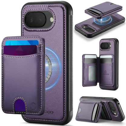JEEHOOD J10 Flip Card Bag MagSafe Split RFID Leather Phone Case, For Google Pixel 11 Pro XL, For Google Pixel 11 / 11 Pro, For Google Pixel 10a, For Google Pixel 10 Pro XL, For Google Pixel 10 / 10 Pro, For Google Pixel 9a, For Google Pixel 9 Pro XL   ...