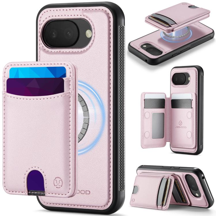 JEEHOOD J10 Flip Card Bag MagSafe Split RFID Leather Phone Case, For Google Pixel 11 Pro XL, For Google Pixel 11 / 11 Pro, For Google Pixel 10a, For Google Pixel 10 Pro XL, For Google Pixel 10 / 10 Pro, For Google Pixel 9a, For Google Pixel 9 Pro XL   ...