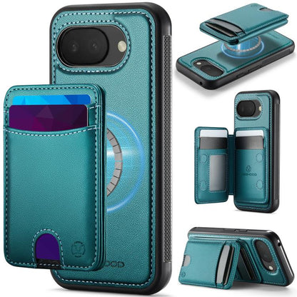 JEEHOOD J10 Flip Card Bag MagSafe Split RFID Leather Phone Case, For Google Pixel 11 Pro XL, For Google Pixel 11 / 11 Pro, For Google Pixel 10a, For Google Pixel 10 Pro XL, For Google Pixel 10 / 10 Pro, For Google Pixel 9a, For Google Pixel 9 Pro XL   ...