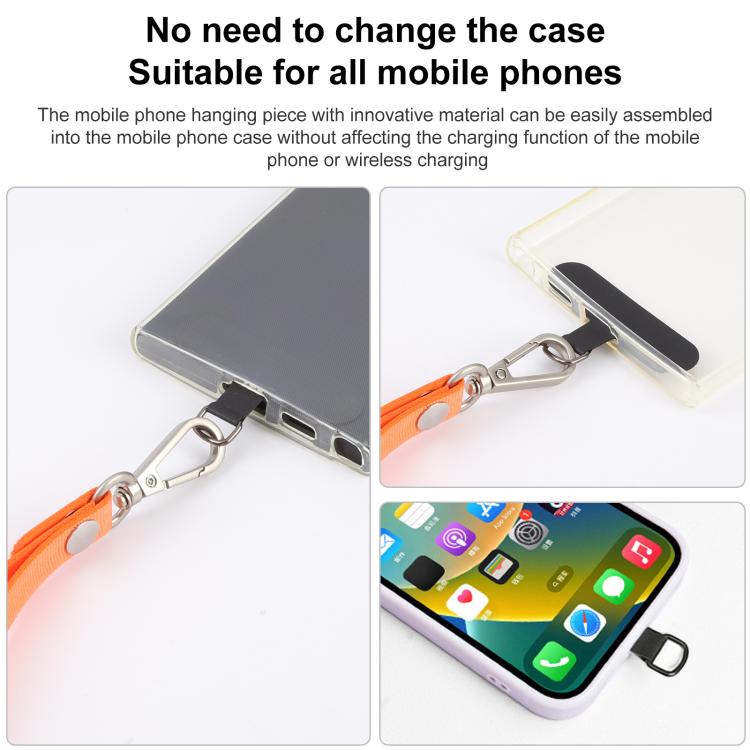 Braided Wrist Short Strap Quick Release Press Button Mobile Phone Anti-lost Lanyard