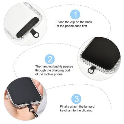 Braided Wrist Short Strap Quick Release Press Button Mobile Phone Anti-lost Lanyard