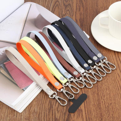 Braided Wrist Short Strap Quick Release Press Button Mobile Phone Anti-lost Lanyard