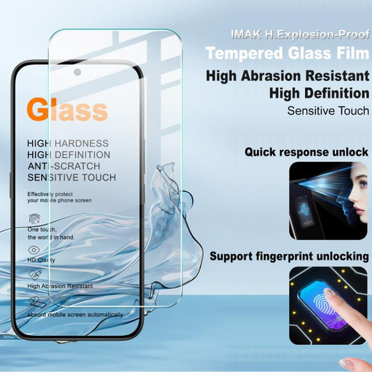 imak H Series Tempered Glass Film, For Tecno Camon 50 4G, For Tecno Camon 40 4G / CM5