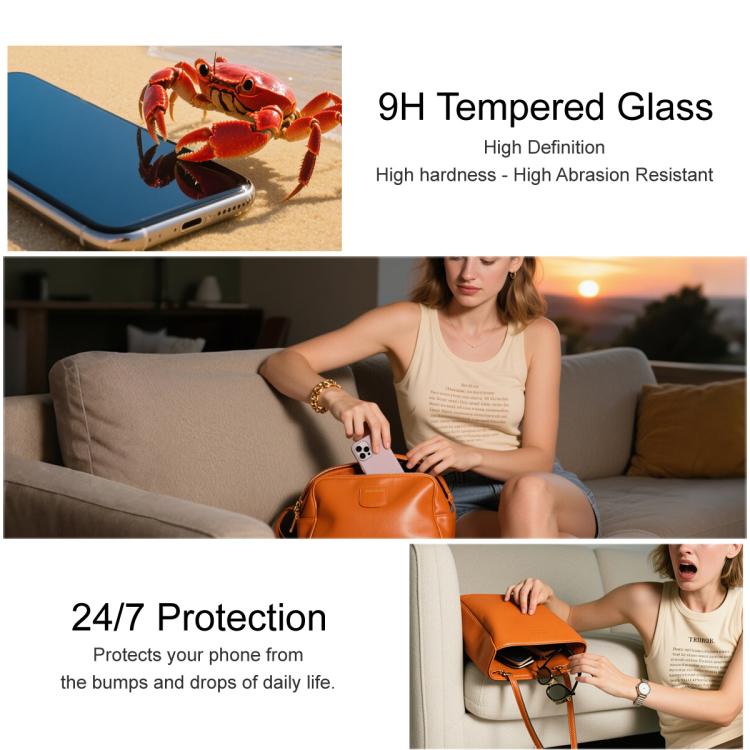 imak H Series Tempered Glass Film, For Tecno Camon 50 4G, For Tecno Camon 40 4G / CM5
