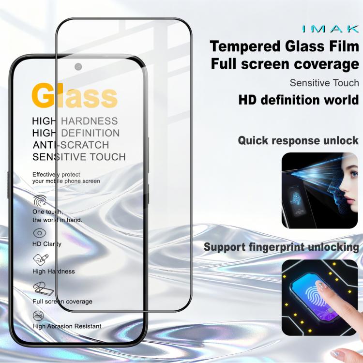 imak 9H Surface Hardness Full Screen Tempered Glass Film Pro+ Series, For Tecno Camon 50 4G, For Tecno Camon 40 4G / CM5