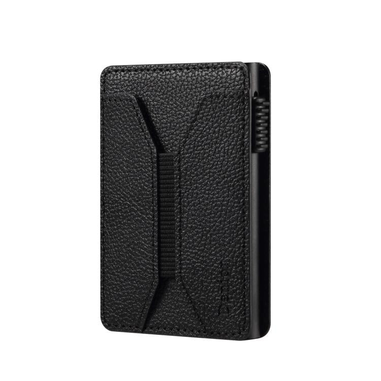 Denior V24 Litchi Texture MagSafe Wallet PU Leather Card Holder Bag, V24