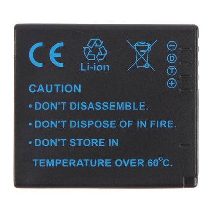 Batterie d'appareil photo DMW-BCF10E 1000 mAh pour Panasonic DMC-FH22 / FH1 / FS15 / FH3 / F2 / F3 / 4GK, DMW-BCF10E