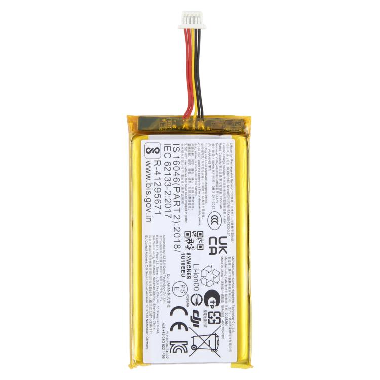 Batterie BSX300-1950-3.87 1950mAh pour DJI Mic Mini 2 BSX300 BHX211 DMR02, pour DJI Mic Mini 2
