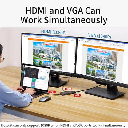 PD100W Type-C 8 in 1 HUB Docking Station