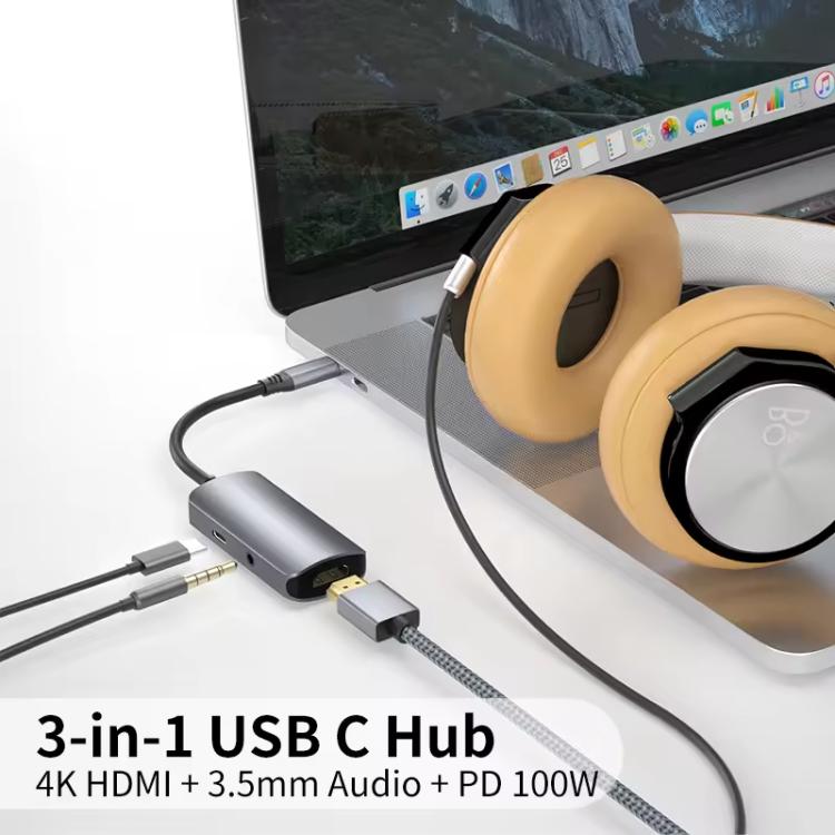 Type-C 3 in 1 HUB Docking Station