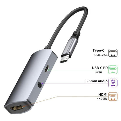 Type-C 3 in 1 HUB Docking Station