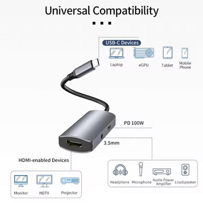 Type-C 3 in 1 HUB Docking Station