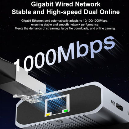 HDMI 4K 60Hz Type-C 10 in 1 HUB Docking Station