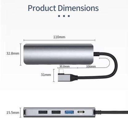Type-C 5 in 1 HUB Docking Station