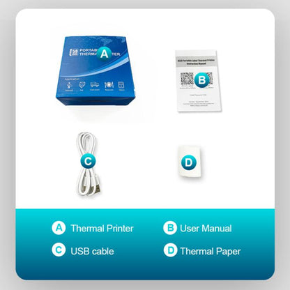POS-5820 2 inch Portable Thermal Label Printer