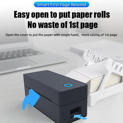 POS-9260 Thermal Label & Barcode Printer with Stand, AU Plug, EU Plug, US Plug, UK Plug