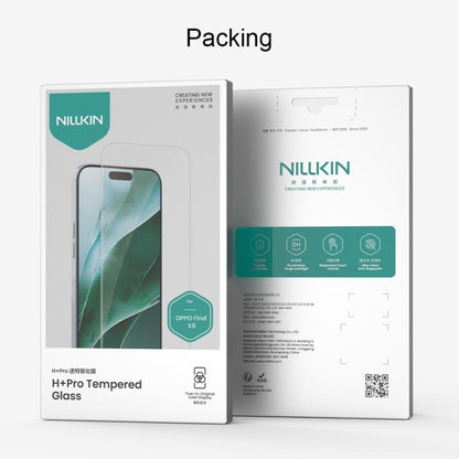 NILLKIN H+Pro 0.2mm 9H Explosion-proof Tempered Glass Film, For OPPO Find X9, For OPPO Find X9 Pro