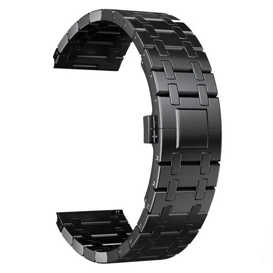 Butterfly Buckle Titanium Alloy Watch Band, 22mm