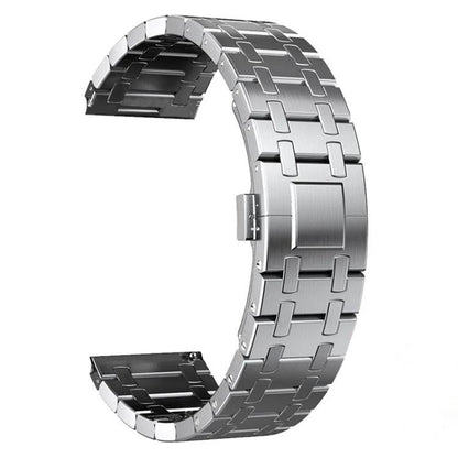 Butterfly Buckle Titanium Alloy Watch Band, 22mm