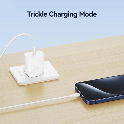 USAMS CC227 T65 PD20W USB-C / Type-C Single Port Fast Charger, UK Plug