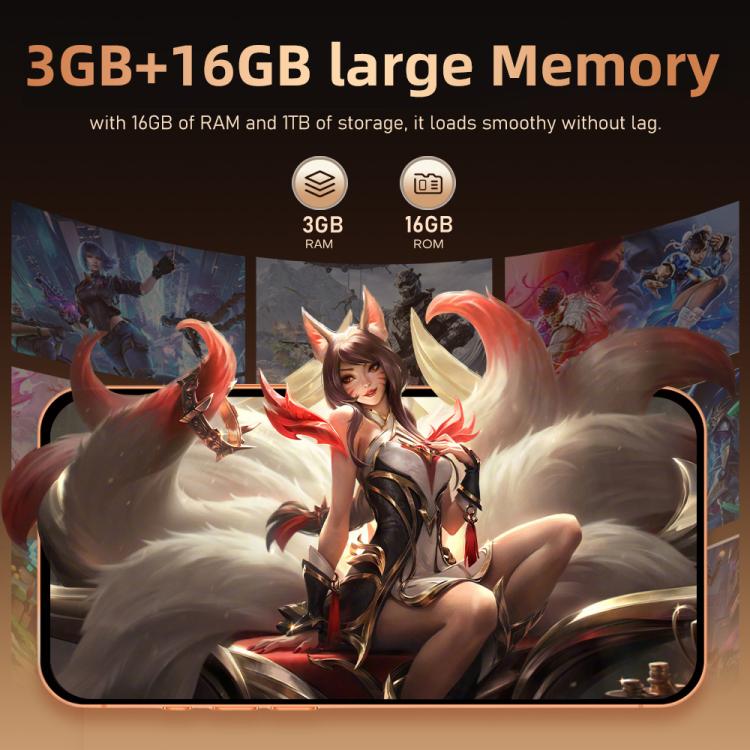 I17 Pro Max / THA97, 3GB+16GB, 6.58 inch Android 10  MTK6737 Quad Core, Network: 4G, Dual SIM