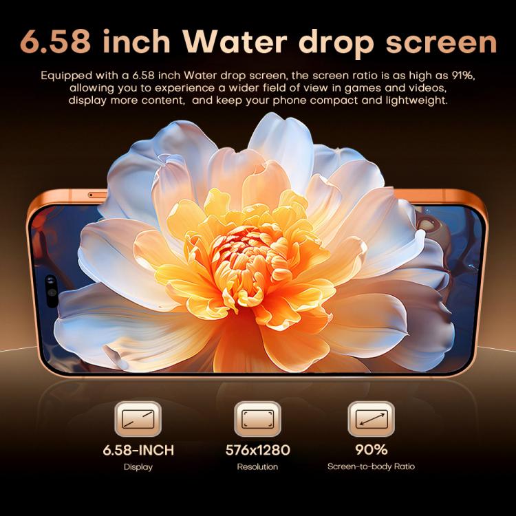 I17 Pro Max / THA97, 3GB+16GB, 6.58 inch Android 10  MTK6737 Quad Core, Network: 4G, Dual SIM