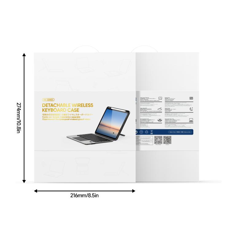 DUX DUCIS VK Series Multi-Functional Detachable Wireless Keyboard & Tablet Case