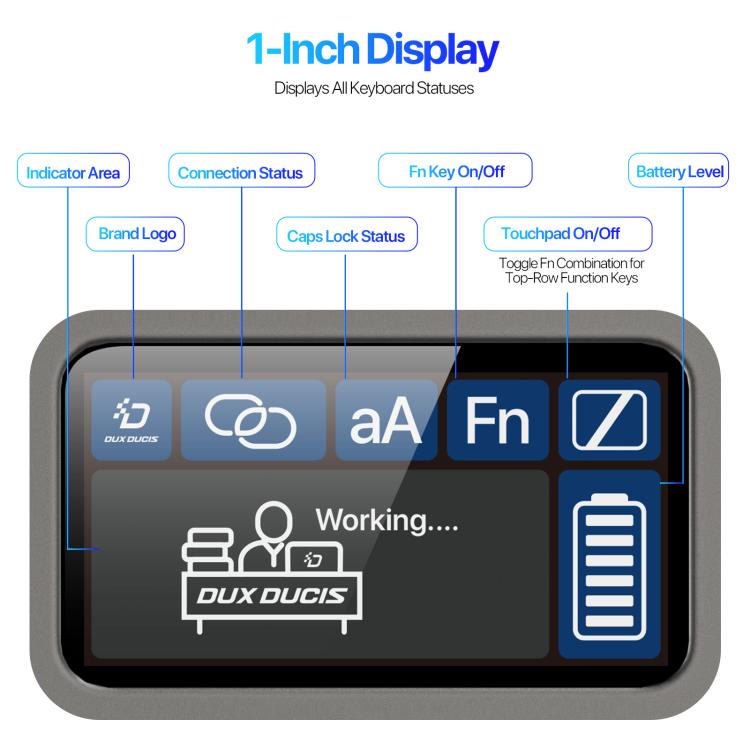 DUX DUCIS VK Series Multi-Functional Detachable Wireless Keyboard & Tablet Case