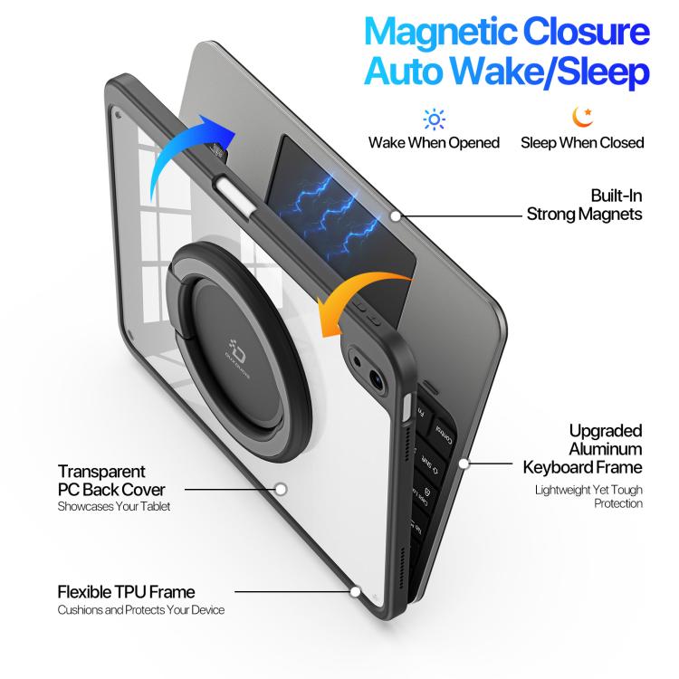 DUX DUCIS VK Series Multi-Functional Detachable Wireless Keyboard & Tablet Case