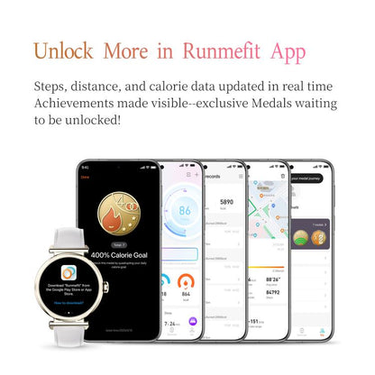 GTR4 1.27 inch TFT Screen Smart Watch for Lady IP68 Support Heart Rate Monitoring