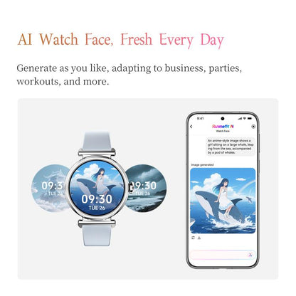 GTR4 1.27 inch TFT Screen Smart Watch for Lady IP68 Support Heart Rate Monitoring