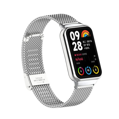 Fine Mesh Buckle Metal Stainless Steel Watch Band