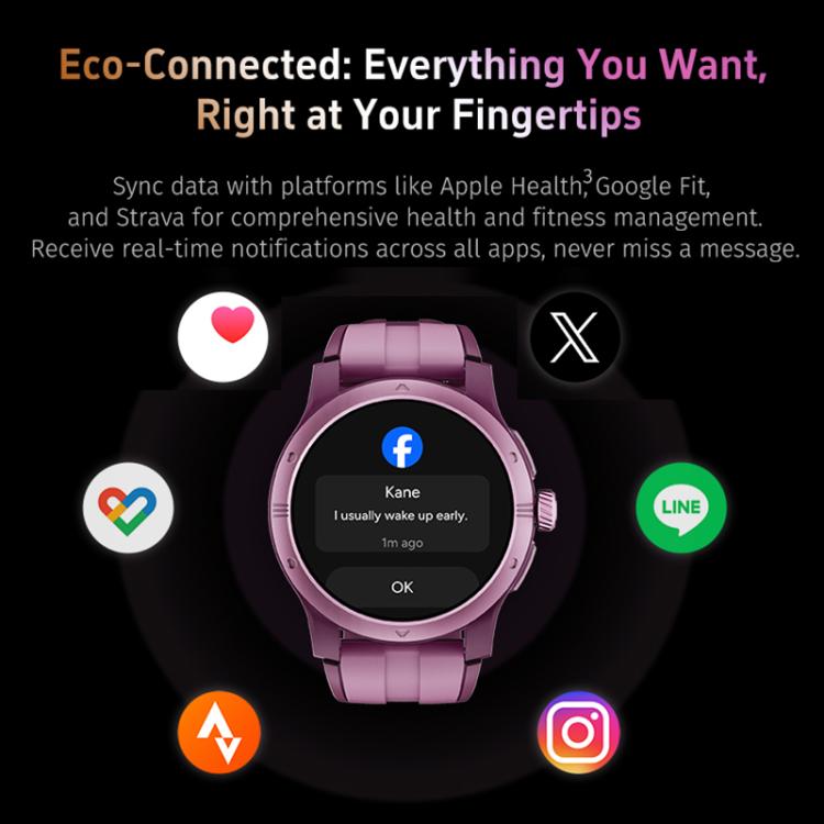 GTR5 1.43 inch AMOLED Screen Urban Fitness Smart Watch IP68 Support Heart Rate Monitoring