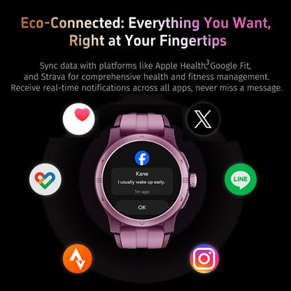 GTR5 1.43 inch AMOLED Screen Urban Fitness Smart Watch IP68 Support Heart Rate Monitoring