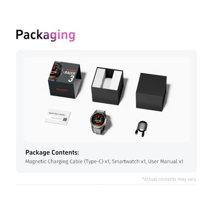 GTR5 1.43 inch AMOLED Screen Urban Fitness Smart Watch IP68 Support Heart Rate Monitoring