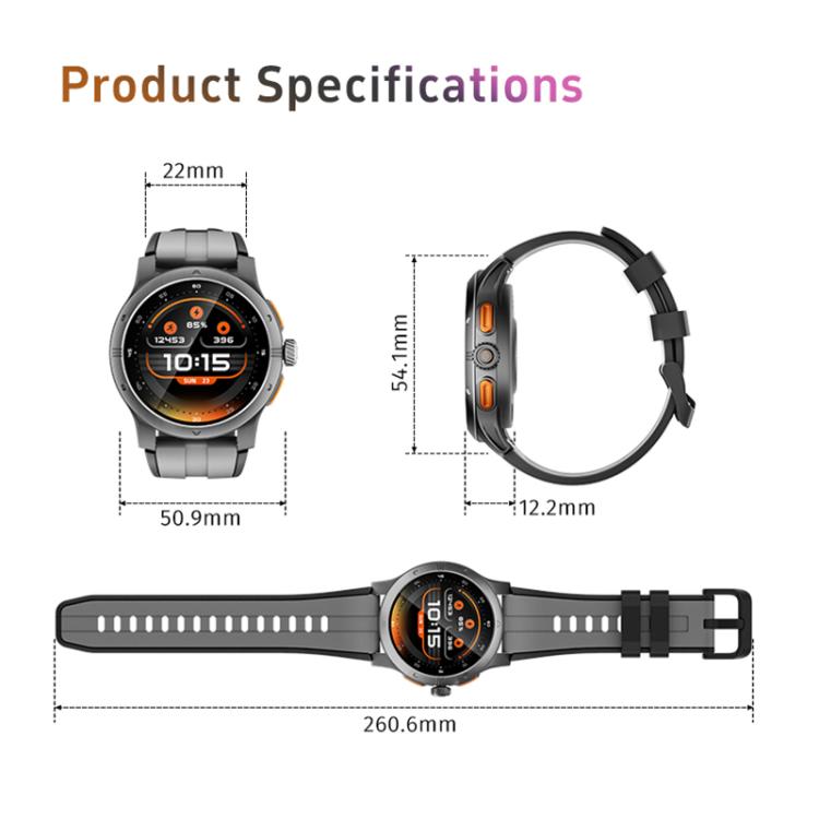 GTR5 1.43 inch AMOLED Screen Urban Fitness Smart Watch IP68 Support Heart Rate Monitoring