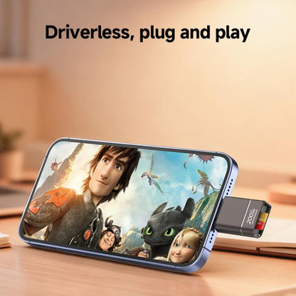 200MB Type-C to TF Overclocking High-speed Card Reader