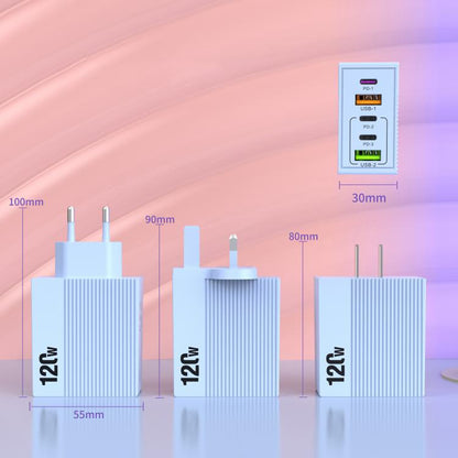 ADC-F007 120W 3xType-C Dual USB Multi-Port Charger