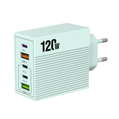 ADC-F007 120W 3xType-C Dual USB Multi-Port Charger