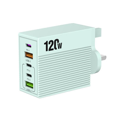 ADC-F007 120W 3xType-C Dual USB Multi-Port Charger