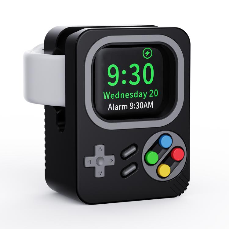 For Apple Watch ZX-ZJ01 Retro Game Console Silicone Charging Stand Base