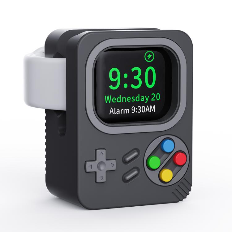 For Apple Watch ZX-ZJ01 Retro Game Console Silicone Charging Stand Base